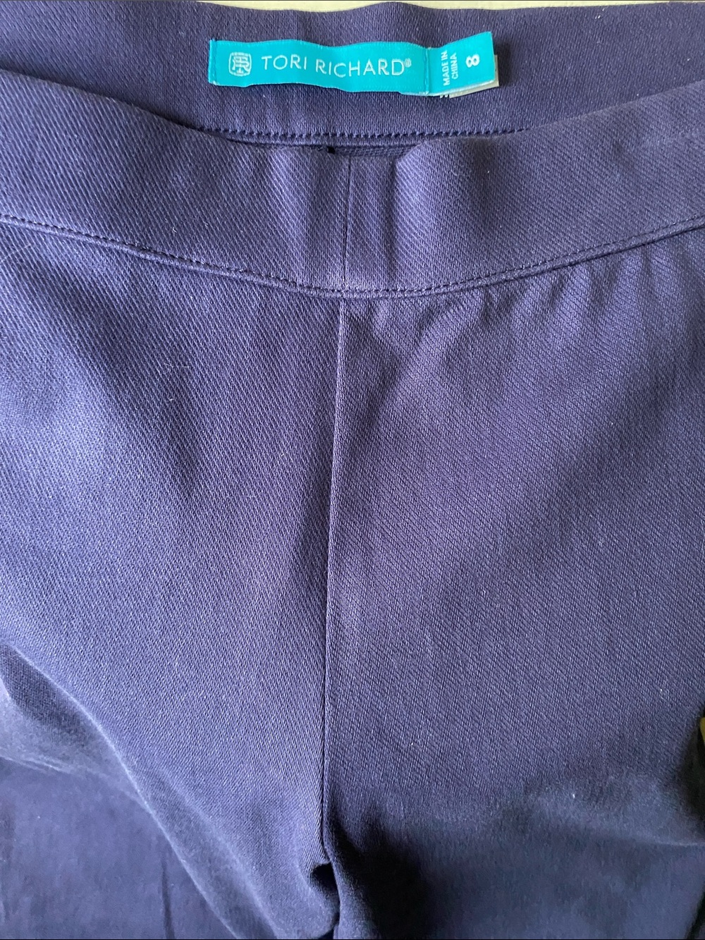 Tori Richard Deep Navy Stretch Pants